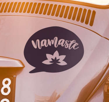 Naklejka na samochód "Namaste" - TenStickers
