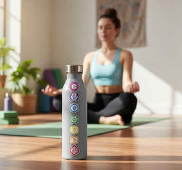 Autocolant sport simboluri chakre curcubeu - TenStickers