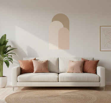 Sticker mural arches du désert - TenStickers