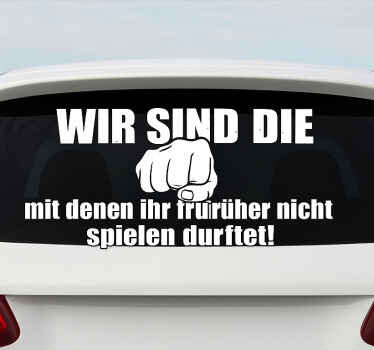 Autoaufkleber wir sind die besten - TenStickers