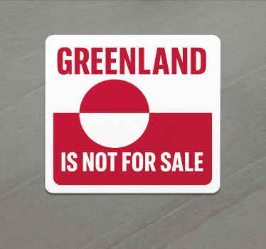 Wallsticker dyr grønland ikke til salg - TenStickers