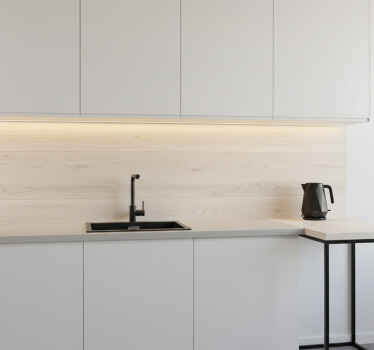 Vinilo madera roble revestimiento blanco - TenVinilo