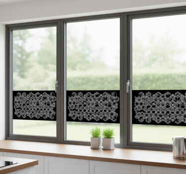 Vinilo para cristal pantalla geométrica - TenVinilo