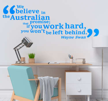Wayne Swan Living Room Wall Decor - TenStickers