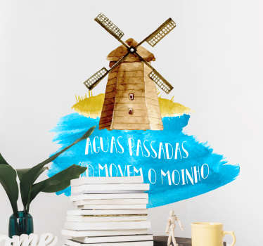 Autocolantes textos águas passadas - TenStickers