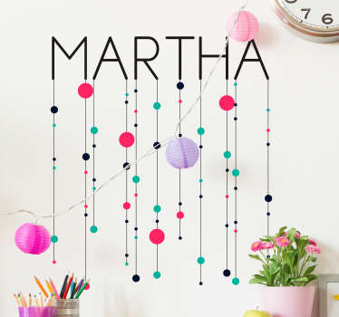 Vinilo frase figuras minimalistas geométricas - TenVinilo