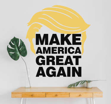 Trump MAGA Political Room Decor - TenStickers