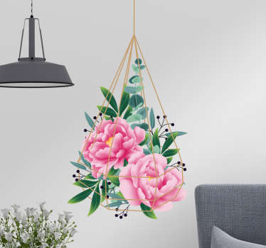 Vinil de flores e plantas Eucalipto floral - TenStickers