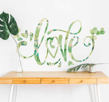 Love Eucalipto love sticker - TenStickers