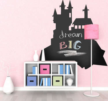 Autocolant de tablă de castel de teroare - TenStickers