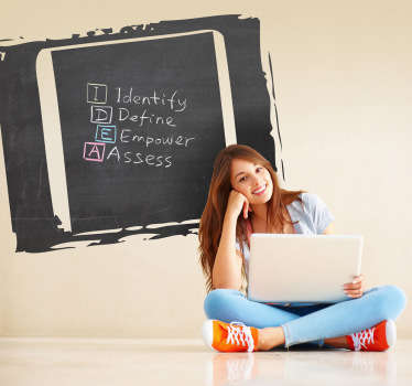 Sticker ardoise diapo craie - TenStickers