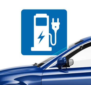 Naklejka znak punkt ładowania - TenStickers