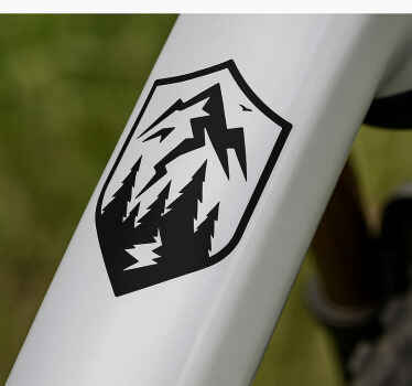 Bike sticker timberline trail skins - TenStickers