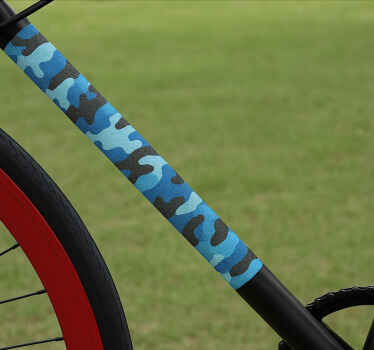 Adesivo per bici motivo blu oceano - TenStickers