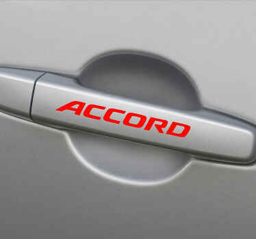 자동차 용 스티커 어코드 단어 - TenStickers