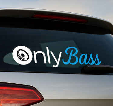 Nalepka za avto besedilo za zadnje steklo - TenStickers