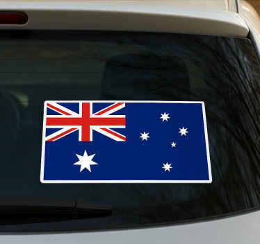 Car sticker australian flag - TenStickers