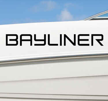 Bootsaufkleber mit modernem logo - TenStickers