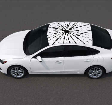 Car sticker splash painting design - TenStickers