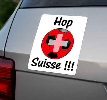 Sticker voiture hop suisse ! - TenStickers