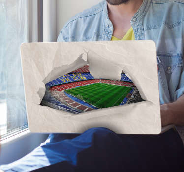 If you love football and love Barcelona, then this visual effects inspired laptop decal is the one for you! Anti-bubble vinyl.