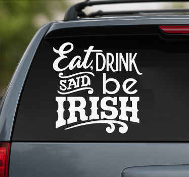 Funny car sticker humor for your vehicle - TenStickers