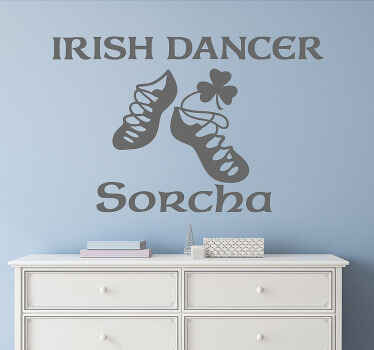 Childrens' wall stickers irish dancer - TenStickers