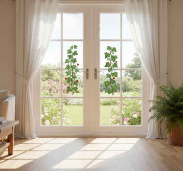 Window sticker garden vine medley - TenStickers