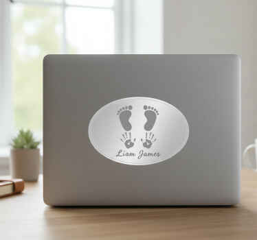 Customisable sticker handprint business logo - TenStickers