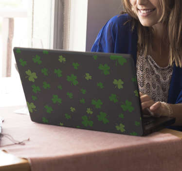 클로버 선택 노트북 스티커 - TenStickers