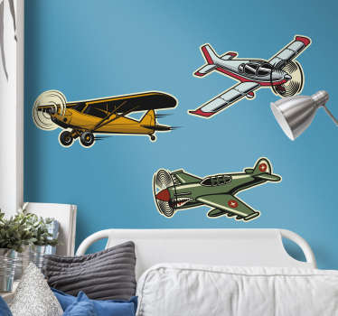 Nálepka na vinobranie lietadla - Tenstickers