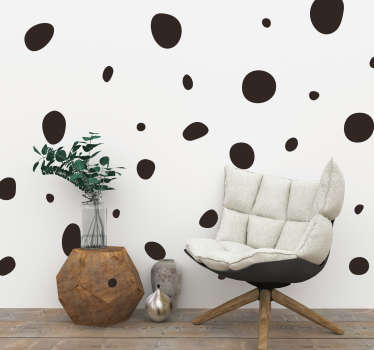 Vinilo decorativo círculos irregulares - TenVinilo