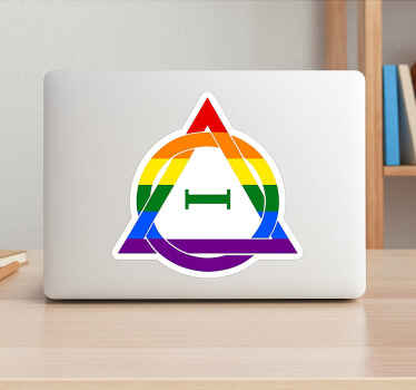 Sateenkaariylpeys eläinsymboliseinä tarra - Tenstickers