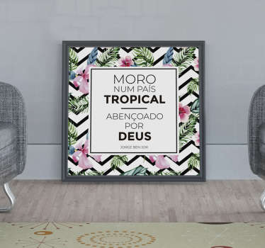 Autocolantes quarto de dormir país tropical - TenStickers