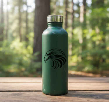 Adesivo murale rugby sagoma di aquila maestosa - TenStickers