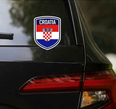 Naljepnice životinje hrvatska zastava - TenStickers