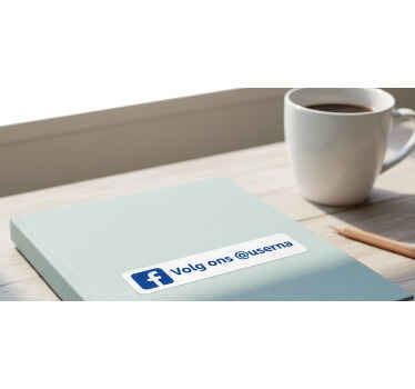 Sticker set facebook follow grafik - TenStickers