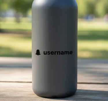 Adesivo murale rugby nome utente snapchat personalizzato - TenStickers