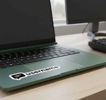 Adesivo murale rugby nome utente personalizzato - TenStickers