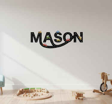 Wall sticker personalized highway graphic - TenStickers
