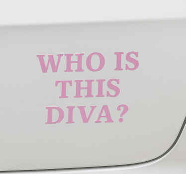 자동차 테마 스티커 이 다이바는 누구인가? - TenStickers