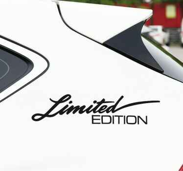 자동차 테마 스티커 한정판 - TenStickers