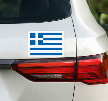 Αυτοκόλλητα τοίχου ζώα της ζούγκλας Ελληνική Σημαία - TenStickers