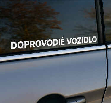 Nálepka na auto sprievodného vozidla - Tenstickers