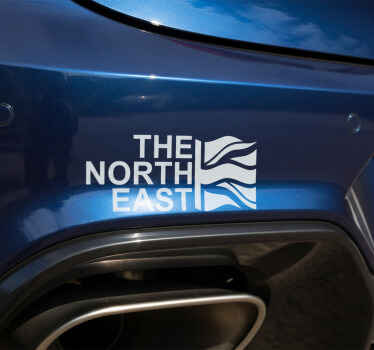 Car sticker north east region design - TenStickers