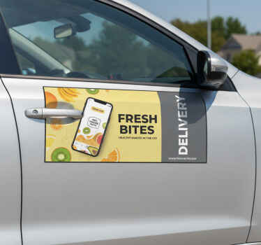 Car sticker custom mini business advertisement - TenStickers