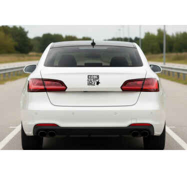 Car sticker warning slow moving vehicle - TenStickers