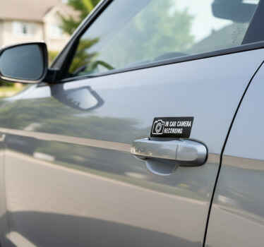 Adesivo per auto registrazione video in auto - TenStickers
