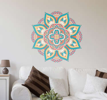 Vinilo pared Mandala Huichol - TenVinilo