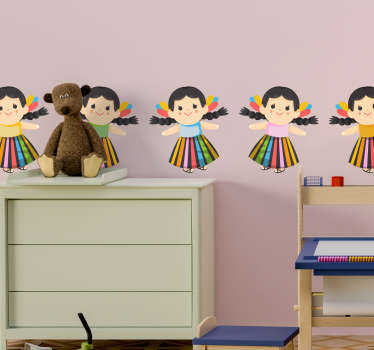 Vinilo infantil Muñecas María - TenVinilo